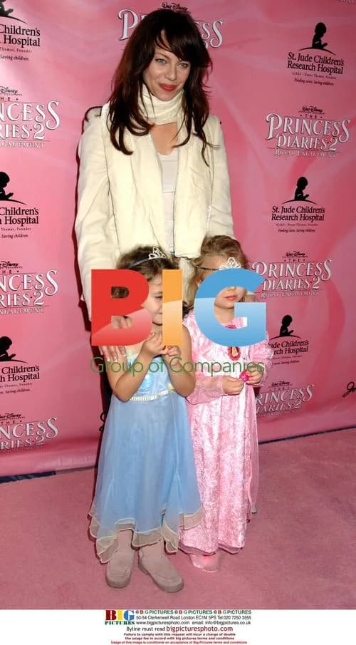 Melinda Clarke and daughters at 'The Princess Diaries 2' DVD Pajama Ball