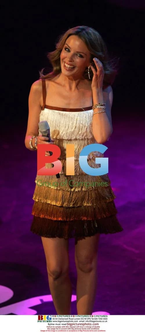 Kylie Minogue at Top Of The Pops Xmas Party