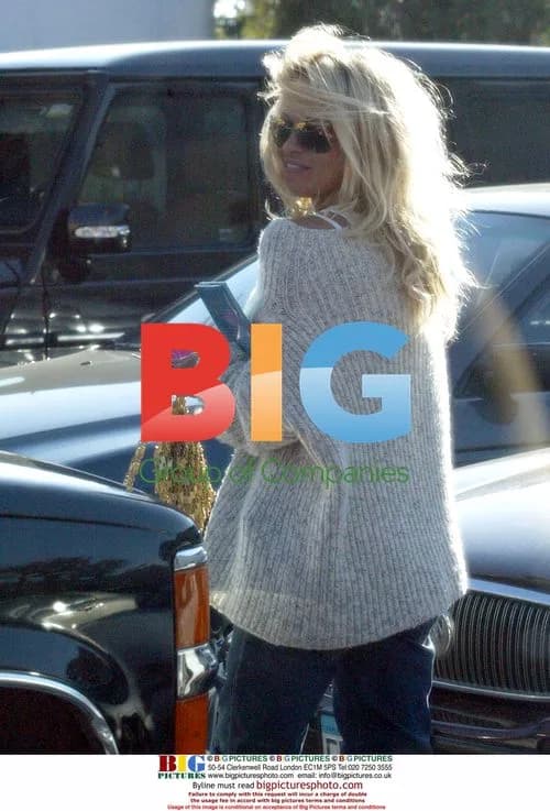Pamela Anderson Buys Purse from Malibu Street Vendor