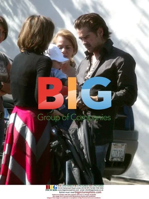 Colin Farrell and Angelina Jolie on 'Alexander' photoshoot