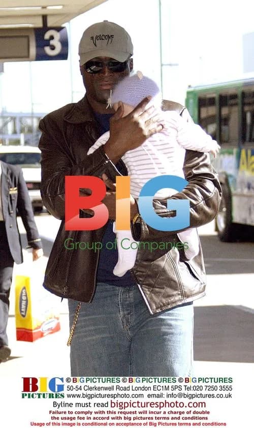 SEAL and Heidi Klum with baby Leni