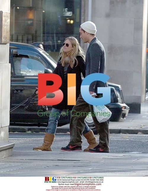 Jude Law and Sienna Miller in London