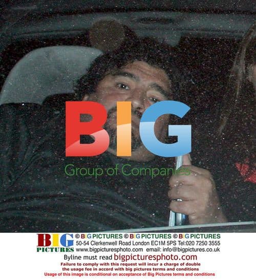 Diego Maradona with Ex-Wife and Daughter