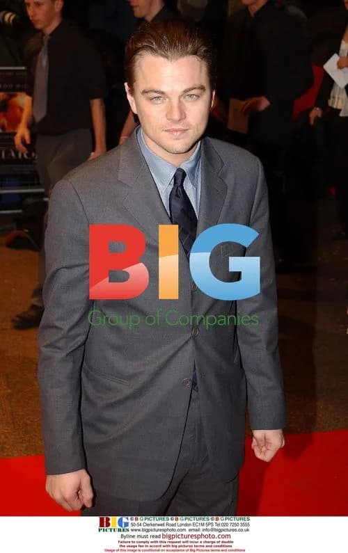 Leonardo DiCaprio at UK premiere of The Aviator