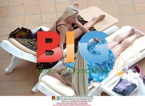 Samantha Fox on Canary Islands Vacation