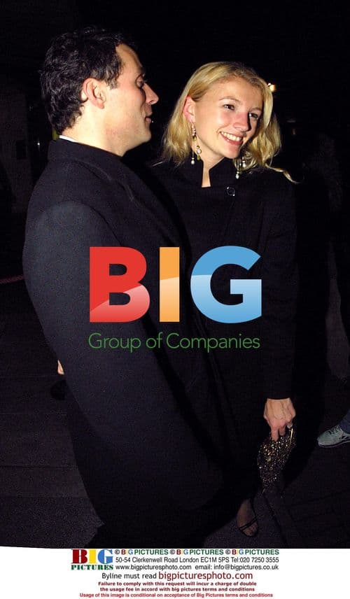 Rufus Sewell Leaving Geri Halliwell's Christmas Party