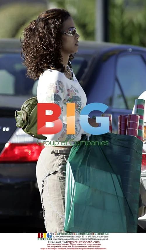 Halle Berry Christmas Shopping