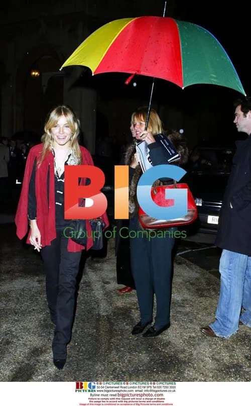 Sienna Miller Leaving Christmas Carol Concert