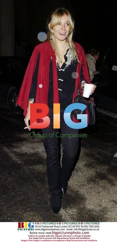 Sienna Miller at Christmas Carol Concert