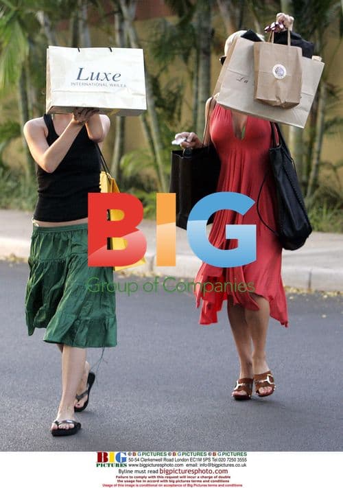 Jessica and Ashlee Simpson Go Shopping in Hawaii