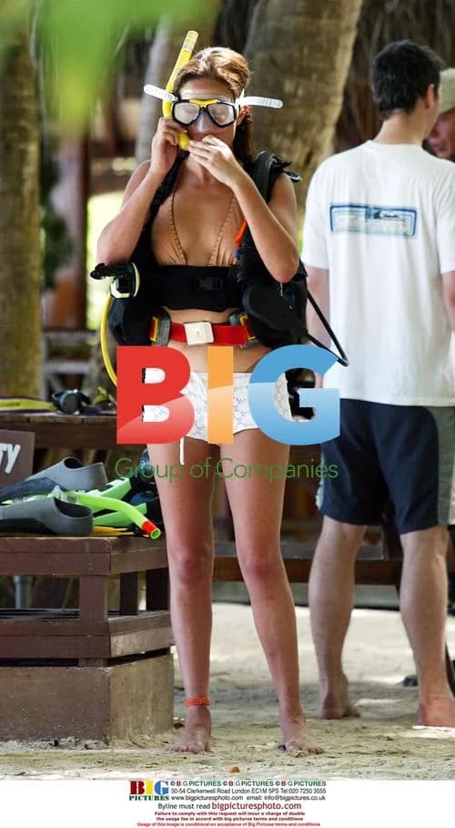Sophie Anderton Scuba Diving in Mauritius