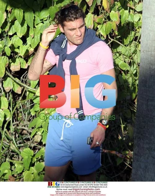 Christian Vieri Takes Mobile Call in Miami