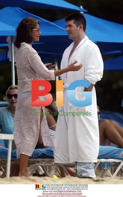 Simon Cowell on Xmas Break in Barbados