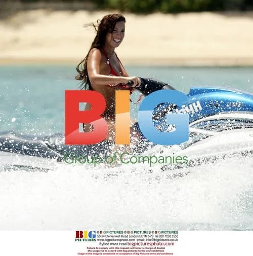 Coralie on Jetski in Caribbean