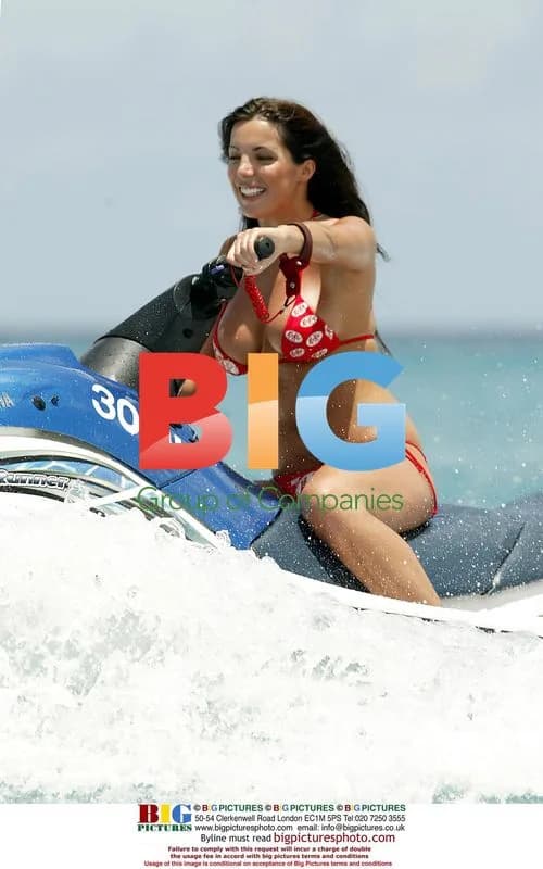 Coralie on Jetski in Caribbean