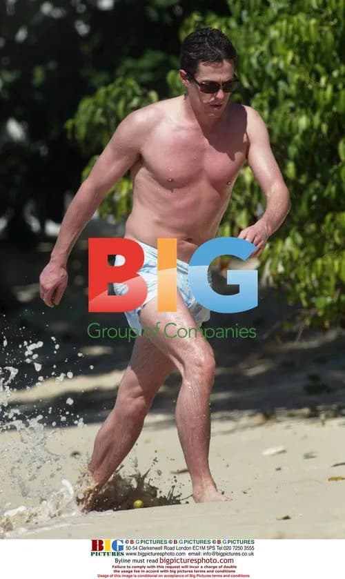 Hugh Grant and Jemima Khan on holiday in Barbados