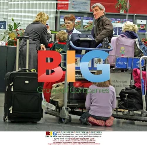 Jeremy Paxman at Zurich Airport