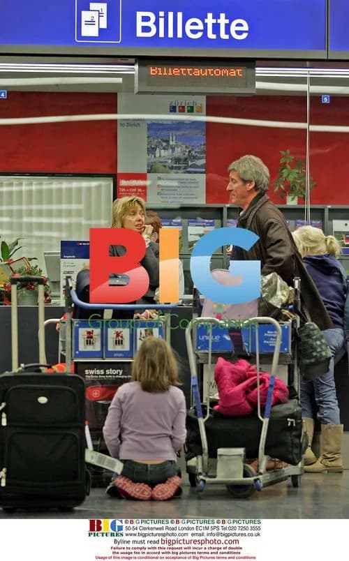 Jeremy Paxman at Zurich Airport