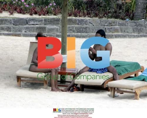 Singer Lamar on Holiday in Mauritius