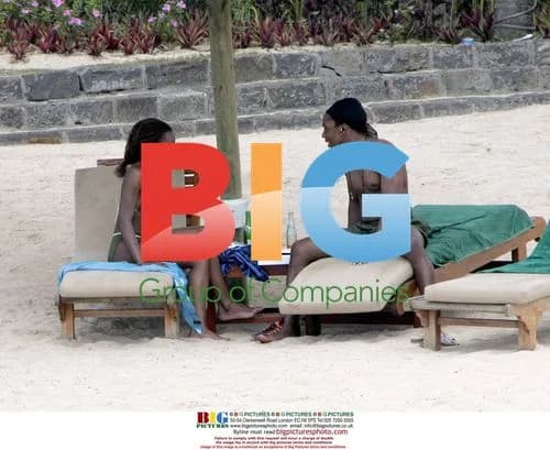 Singer Lamar on Holiday in Mauritius