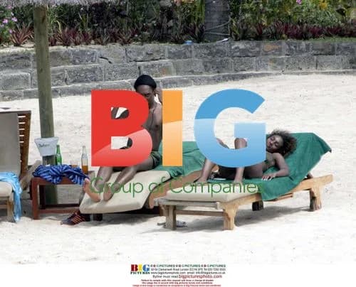 Singer Lamar on Holiday in Mauritius