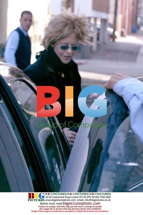 Meg Ryan leaving Ivy restaurant