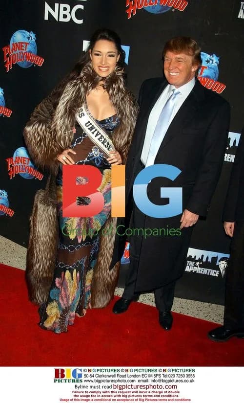 Donald Trump with Miss Universe 2003