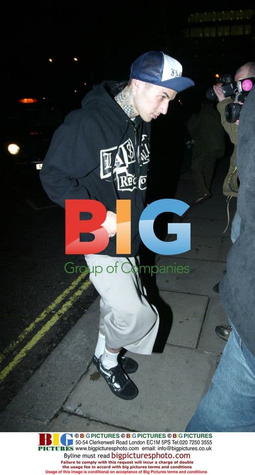 Blink 182 Arrive at London Hotel