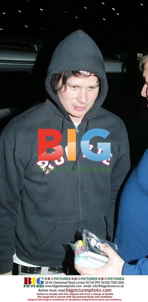 Blink 182 Members Arrive at Metropolitan Hotel