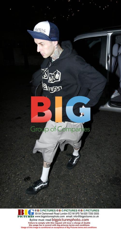 Blink 182 Members Arrive at Metropolitan Hotel