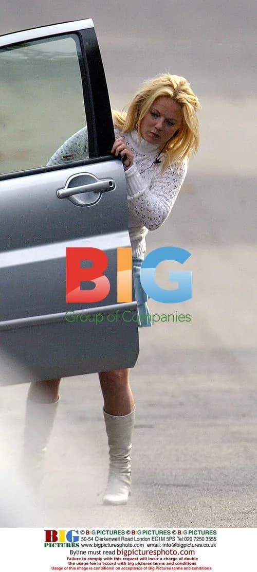Geri Halliwell Shares Lunch with Homeless Woman
