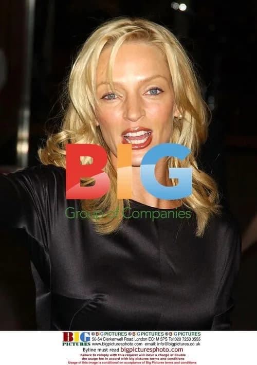 Uma Thurman at Room To Grow Charity Auction