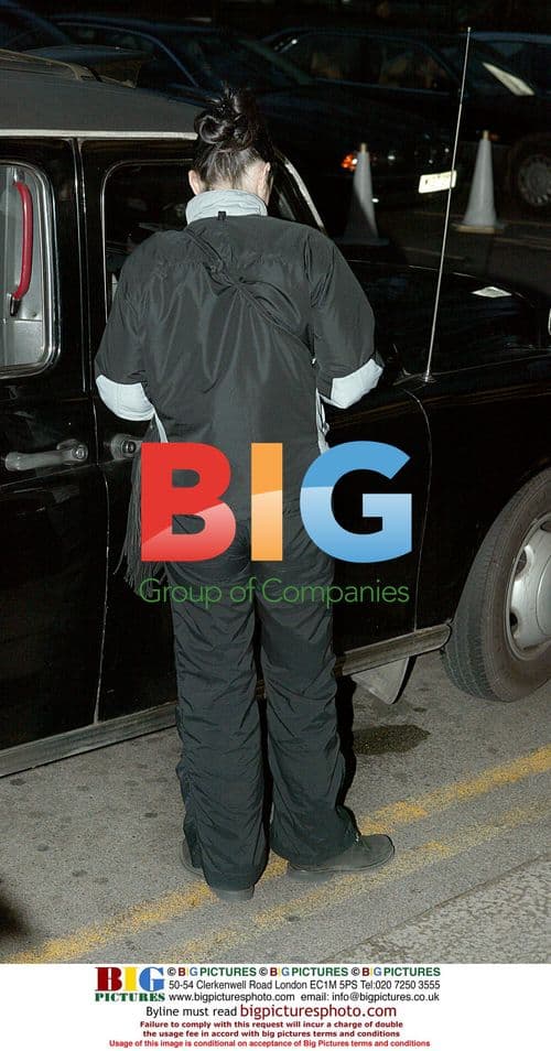 Julie Dreyfus Arriving at Hotel in London