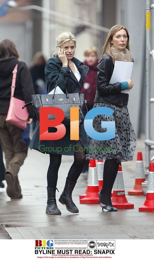 Model Laura Bailey Shopping in London