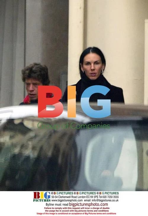 Mick Jagger and Girlfriend in France