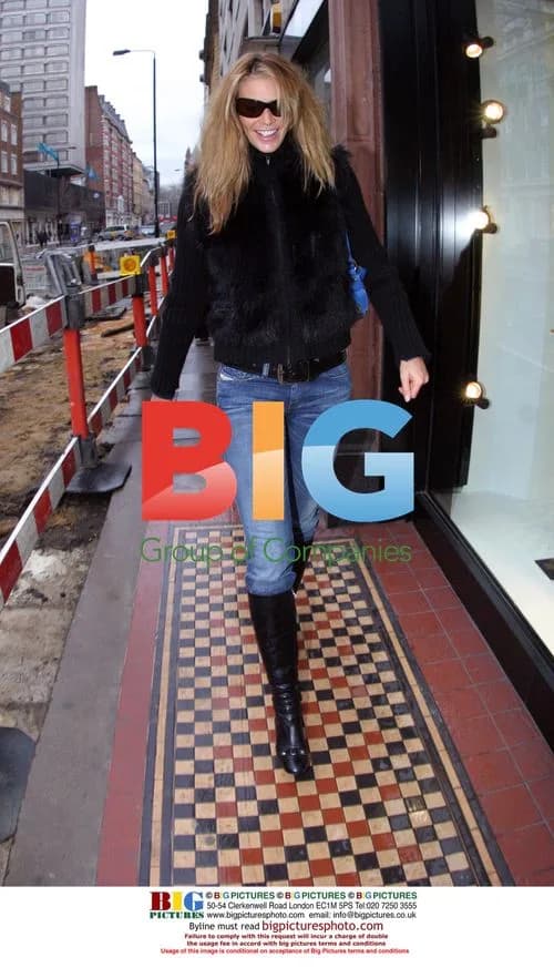 Elle Macpherson Out in London
