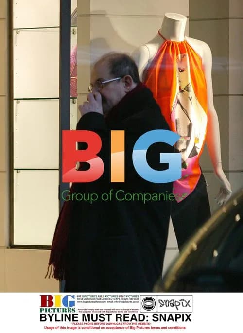 Salman Rushdie and Padma Lakshmi Shopping