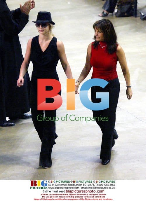 Britney Spears Emotional at Church Service