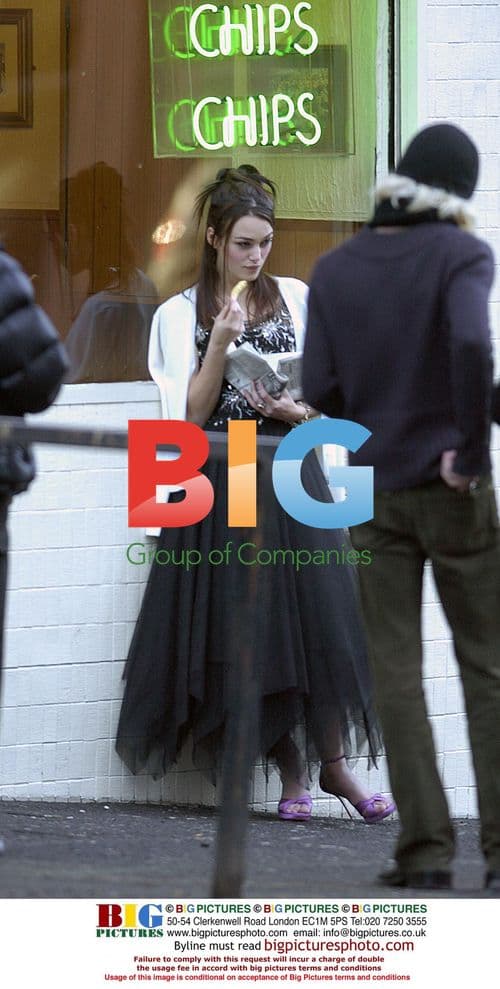 Kiera Knightley Filming 'Jacket' in Glasgow