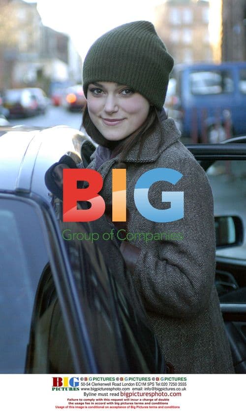 Kiera Knightley Filming 'Jacket' in Glasgow