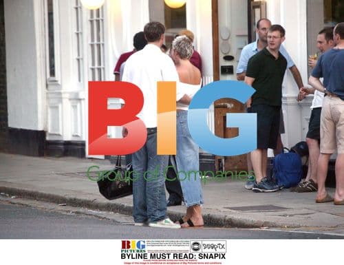 Jamie Theakston with Mystery Woman in London