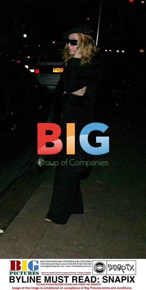 Madonna Waits for Driver After Salon Visit