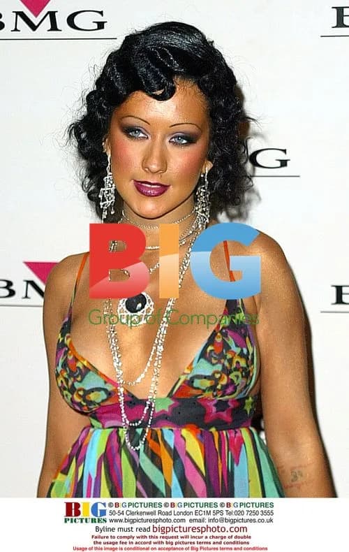 Christina Aguilera at BMG Post-Grammy Gala