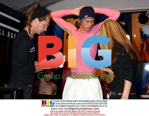 Models in MAC Tent at NYFW Fall 2004