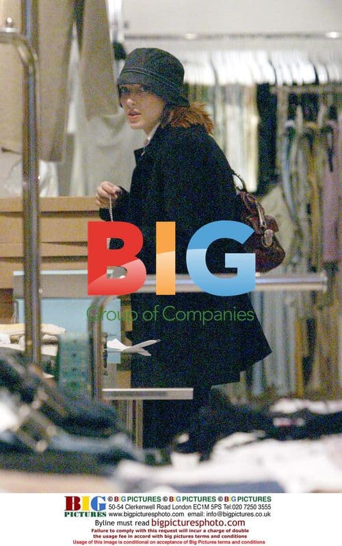 Winona Ryder Shopping in Beverly Hills