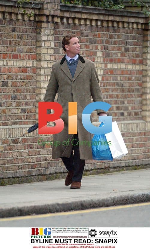 James Hewitt spotted with gifts in London
