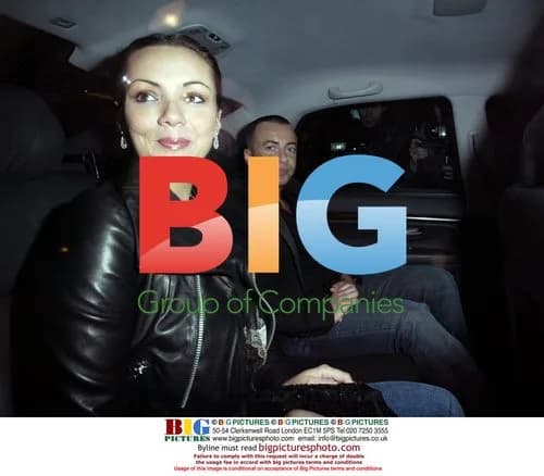 Martine McCutcheon with Julian McDonald
