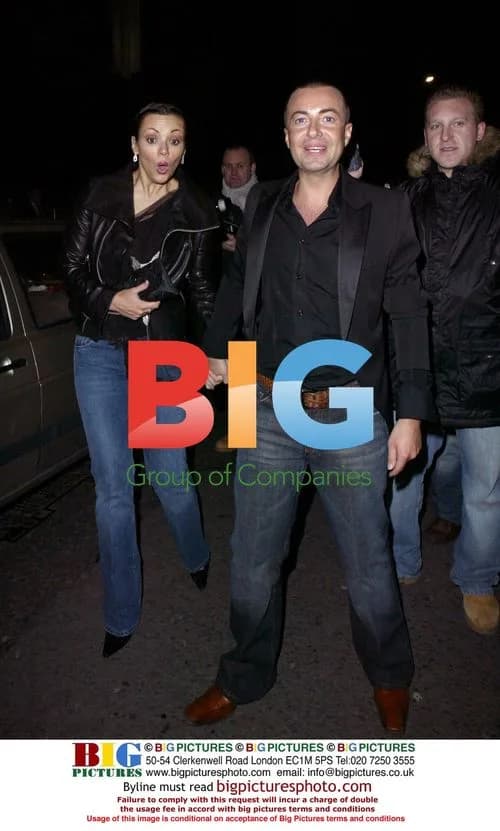 Martine McCutcheon and Julian McDonald at Cecconi's in London