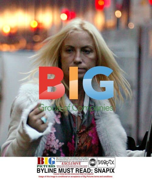 Meg Matthews Hails Cab in London