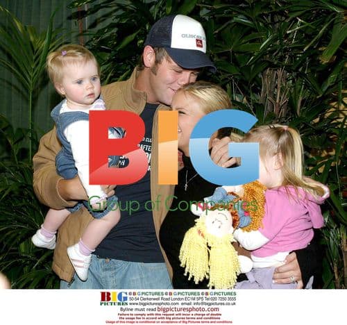 Kerry Katona and Family at Dublin Airport